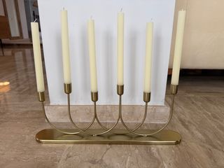 Candelabro Maison du Monde 6 velas dorado