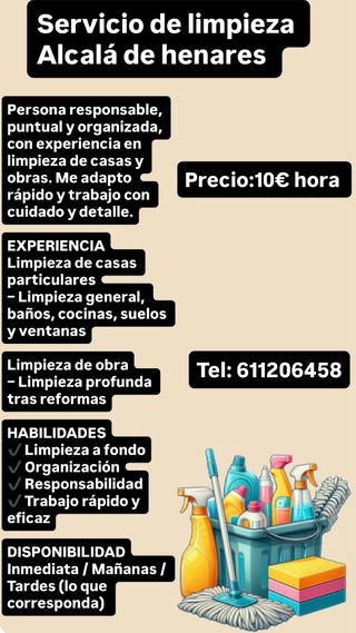 Servicio de limpieza