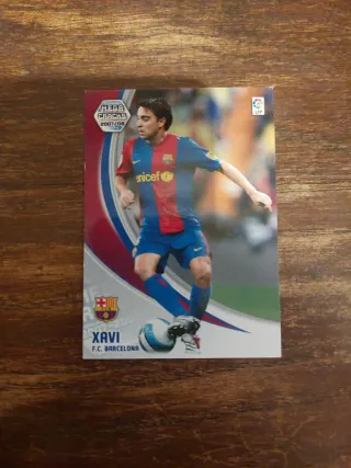 Carta Xavi Mega Crack 07-08 FC Barcelona