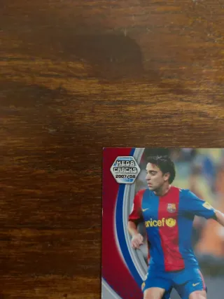 Carta Xavi Mega Crack 07-08 FC Barcelona