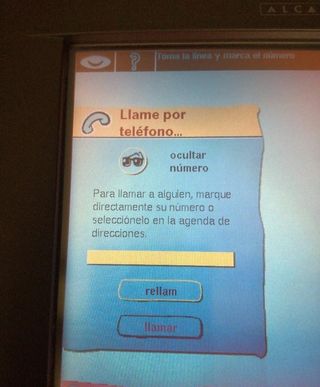 Teléfono Alcatel Gris