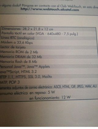 Teléfono Alcatel Gris