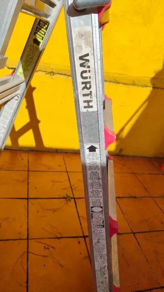 Escalera telescópica aluminio Würth