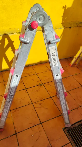 Escalera telescópica aluminio Würth