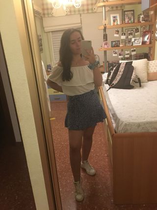 Falda pantalón de Stradivarius