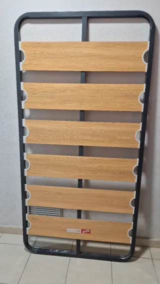 Somier 90x190cm Metal y Madera