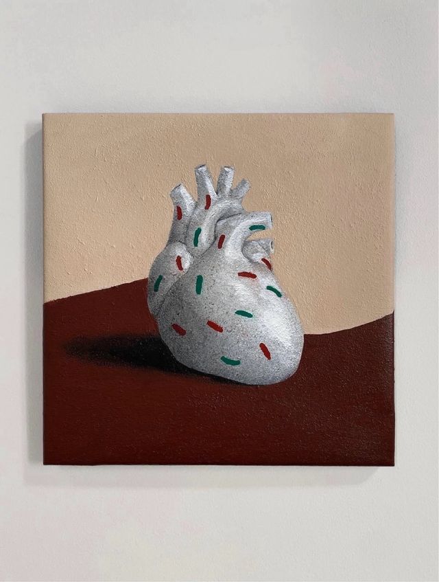 Cuadro Pintura Corazón Siurell Mallorca