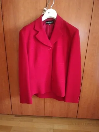 Chaqueta Cortefiel Roja