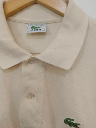 Polo Lacoste Beige Talla 6