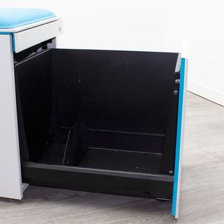 Cajonera Archivador con Cojín Azul