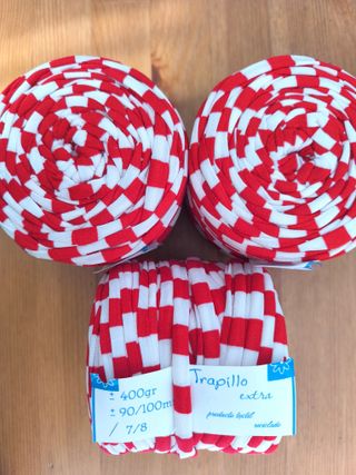 Trapillo para tejer con agujas o crochet