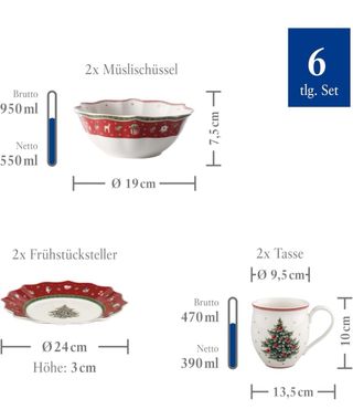 Vajilla Villeroy & Boch Toys Delight 6 pzs