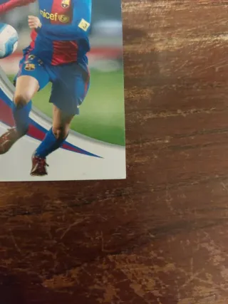 Carta Iniesta Mega Crack 07-08 F.C. Barcelona