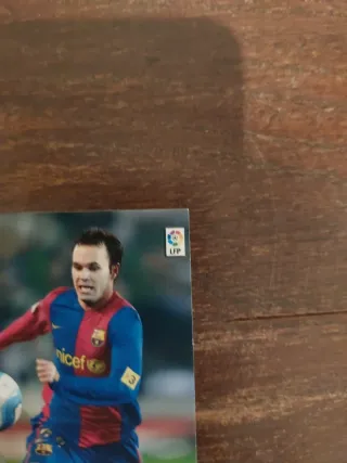 Carta Iniesta Mega Crack 07-08 F.C. Barcelona