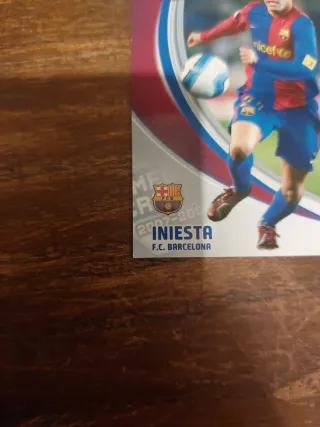 Carta Iniesta Mega Crack 07-08 F.C. Barcelona