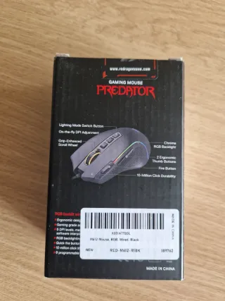 Redragon M612 Predator RGB Ratón Gaming