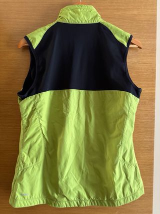 Chaleco Rossignol verde vintage