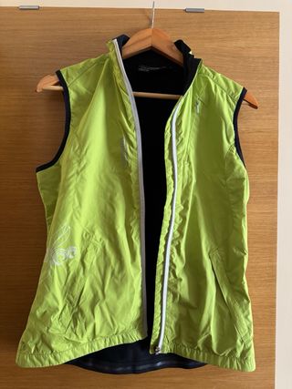 Chaleco Rossignol verde vintage