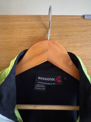 Chaleco Rossignol verde vintage