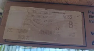 PLACA DE ENCASTAR DE GAS TEKA DE 2 FUEGOS