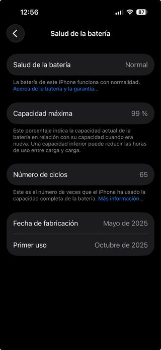 iPhone 15 512GB Plata. Estado excelente. 99% bat.