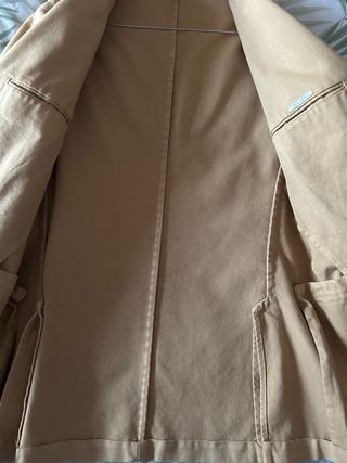 Giacca vintage beige jeans 100% cotone