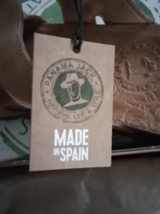 Sandalias Panama Jack Beige new