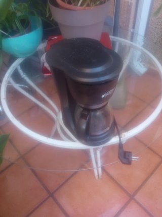 Cafetera Eléctrica Negra