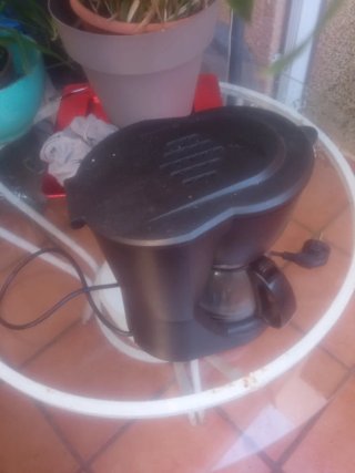 Cafetera Eléctrica Negra
