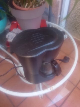 Cafetera Eléctrica Negra