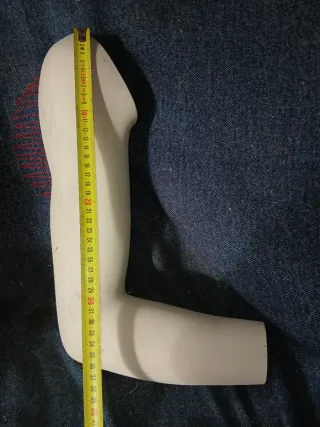 Braccio manichino bianco
