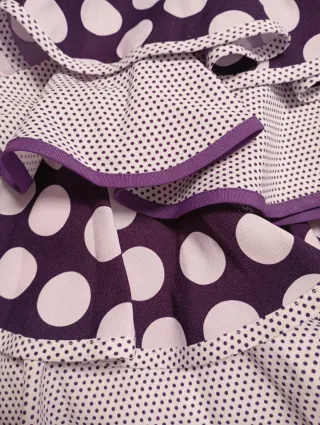 Traje Flamenca Volantes Tallas 38/40.