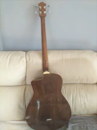 Bajo Acústico Eléctrico Rojo