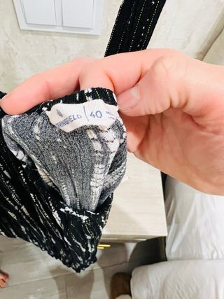 Vestido largo estampado