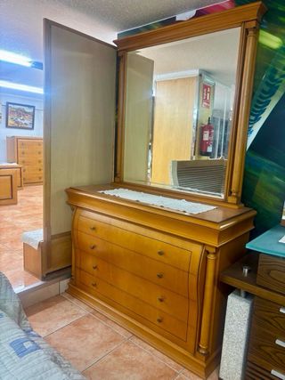 Dormitorio completo madera