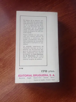 Diccionario abreviado de sinónimos.