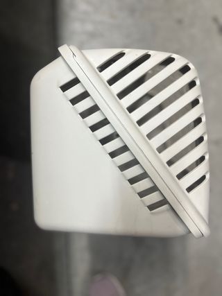 Transportín para mascotas blanco y plateado