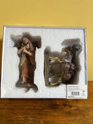 Figura Leñador con Burro