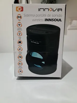 Altavoz Portátil Innova INNSOUL Bluetooth Negro