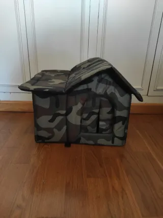 Casita para gatos camuflaje (Nueva)