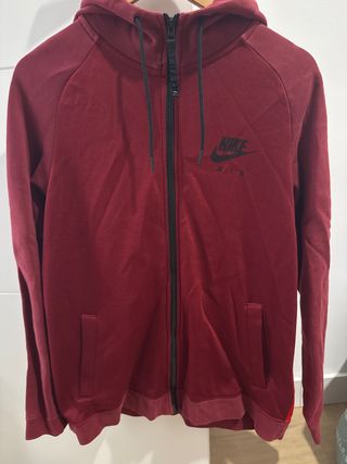 Sudadera Nike Roja con Cremallera
