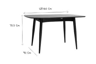 Mesa comedor extensible