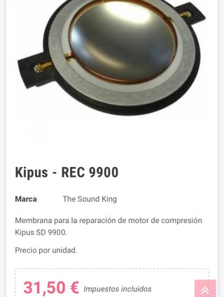 Kipus Sd 9900 Bocinas