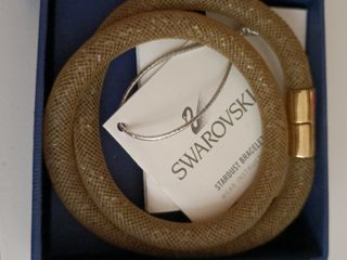 Pulsera collar Swarovski dorada