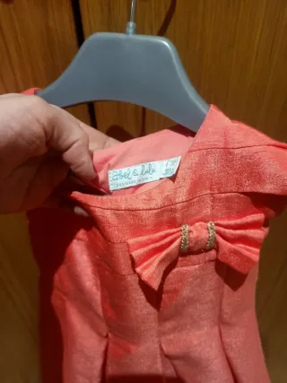 Vestido niña Abel & Lula color coral talla 4 años
