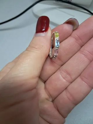 Anillo Plata Multicolor