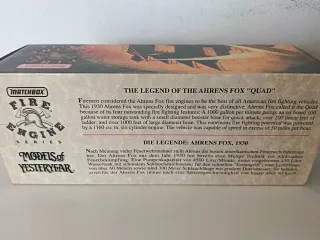 Matchbox Pompieri 1930 Ahrens-Fox