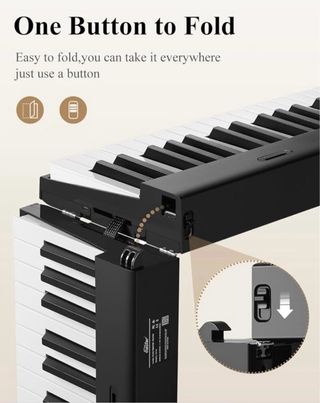 Piano Digital Plegable 88 Teclas Eastar EP-10