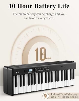 Piano Digital Plegable 88 Teclas Eastar EP-10