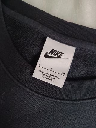 Sudadera Nike Negra Talla S